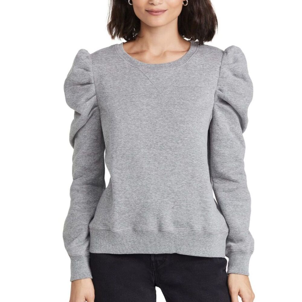 Rebecca Minkoff Janine Sweatshirt Mid Heather Grey – Women’s XS